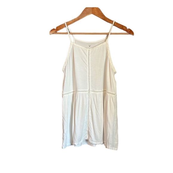 3 for $30! American Eagle white tank top - Picture 1 of 8